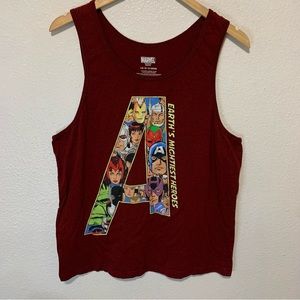 Marvel “Earths Mightiest Heroes” Tank top Women’s size Large (42/44)